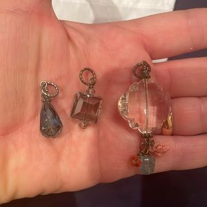 Set of 3 charms from Artistic Works by Lu
